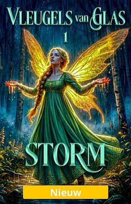 Cover image for Vleugels van glas 1: Storm