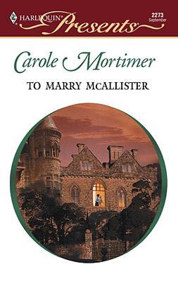 Cover of To Marry McAllister